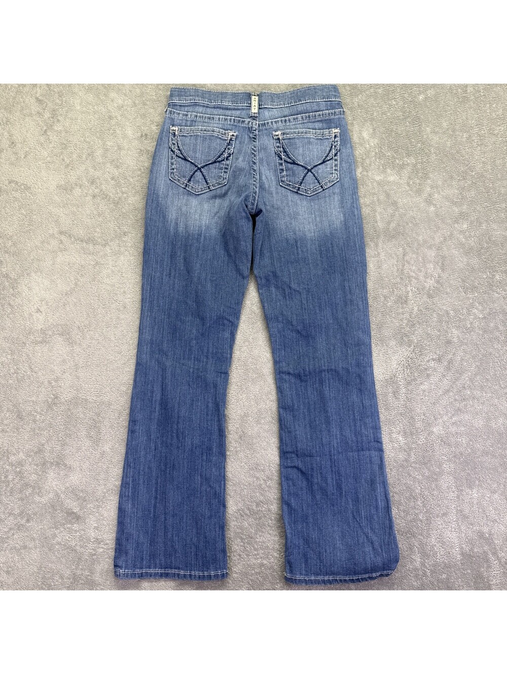 Ariat Real Denim Bootcut Jeans Girls Size 16 Stretch Western Cowgirl Rodeo Adj